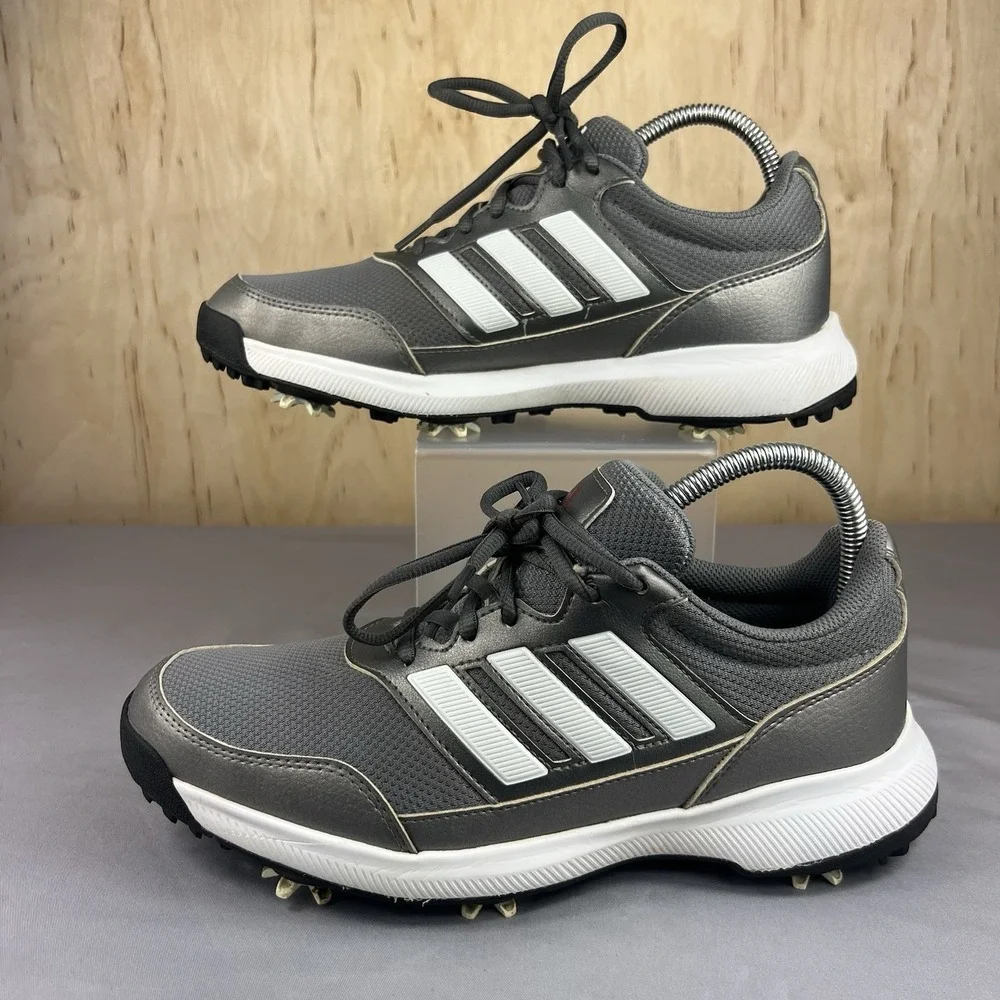 Adidas Tech Response 2.0 Golf Shoes Men's Size 8 Gray Silver EE9123